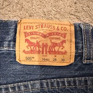 Levi's Classic Straight Blue Jeans